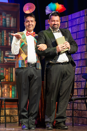 Scena divertente sul palco